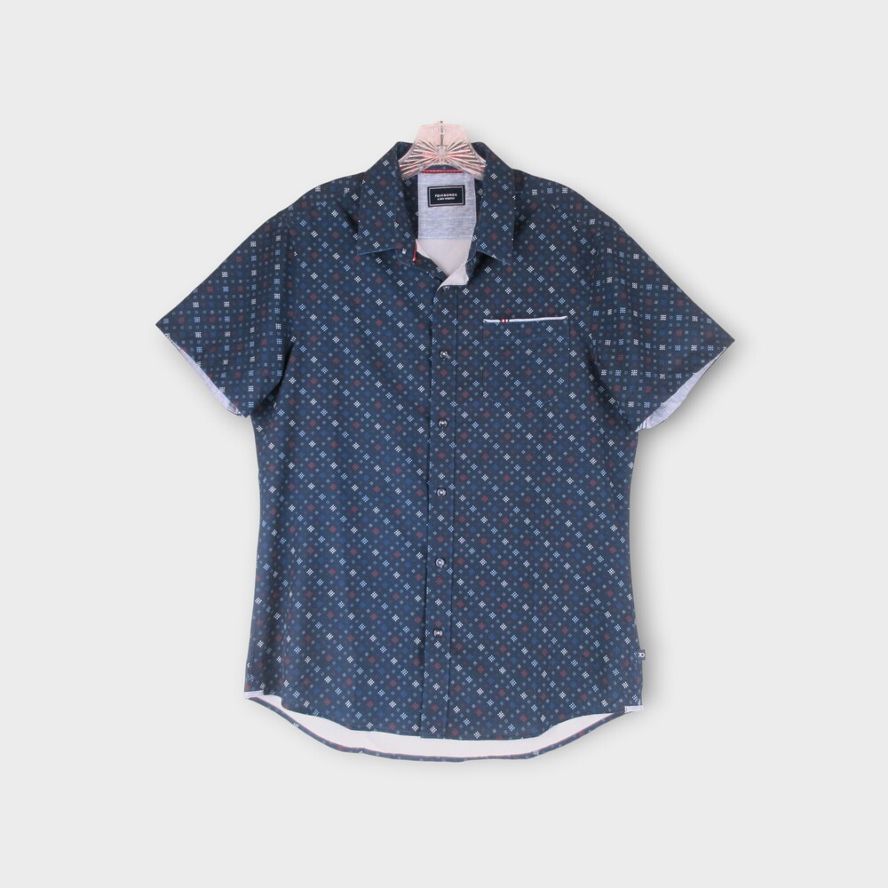 7Diamonds Castle Walk Stretch Shirt Size M heritage casual stretch